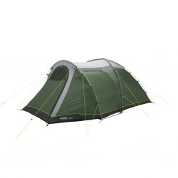 Outwell Cloud 5 plus er et kuppeltelt for 5 personer med stor vestibyle og mørklagt soverom.