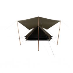 Praktisk og lett beskyttelse som raskt skaper ekstra plass ved campervan eller telt.