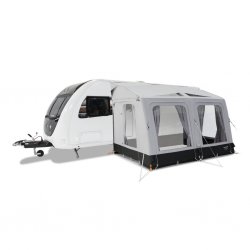 Dometic Rally Air Tour 330 S fortelt med luftkanaler.