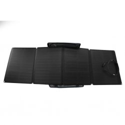 Tålig större solpanel som ger en effektiv laddning av din EcoFlow Power Station även vid sämre väder.