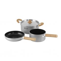 Kjelesettet er i aluminium med slitesterkt non-stick-belegg.