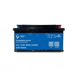 180 Ah litiumbatteri for campingvogn og bobil med innebygd varmesystem og Bluetooth-tilkobling. Kan parallellkobles.