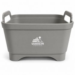 Vanheim Flexa oppvaskbalje på 16 liter er perfekt for camping i campingvogn, bobil og telt.