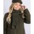 Pinewood Harriette Polstret Fleecejakke Dame Grønn/Suede Brun