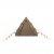 Easy Camp Otra Tipi sett forfra med døren lukket – beskyttende og robust design for en trygg og værbestandig campingopplevelse.