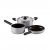 Grytesett i aluminium med en slitesterk non-stick belegg.