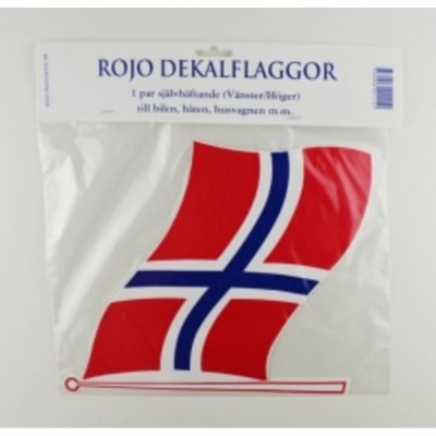 Selvheftende Flaggklistremerke Norge20 x 14 cm