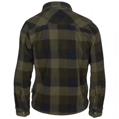 Mjuk och skön fleeceskjorta för barn med tryck-knappar.