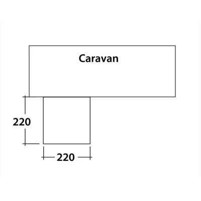Täckningsskiss för Outwell Sailshade M.