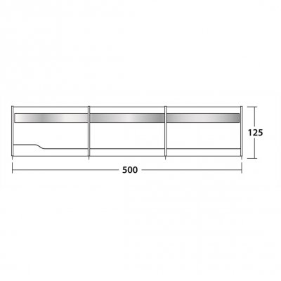 Måttskiss Outwell Vinskydd med fönster.