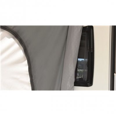 Tätning mot husvagnens sida.