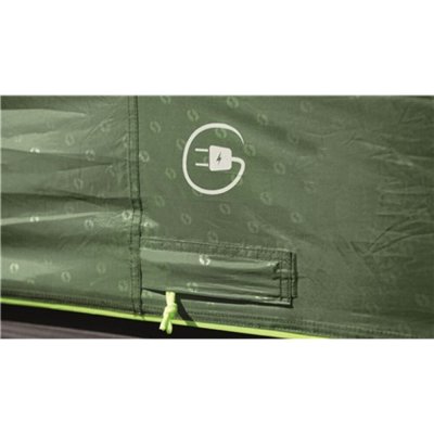 Kabelgenomföring på Outwell Willwood 5 Familjetält