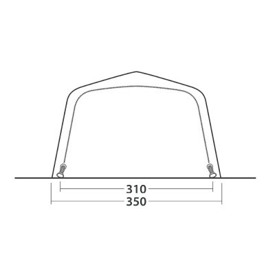 Dörrmått för familjetältet Outwell Hayward Lake 5ATC