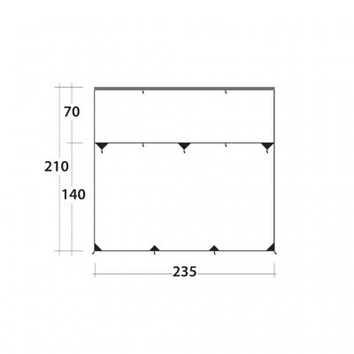 Mått för Outwell Hillcrest Tarp