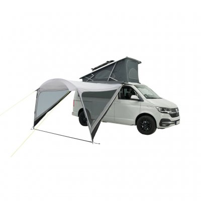 Outwell Touring Shelter Soltak med sidorna uppmonterade.