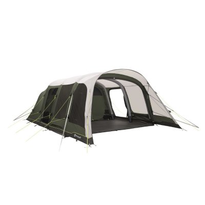 Outwell Avondale 6PA, ett 5-personers familjetält med luftkanaler i stället för stänger.