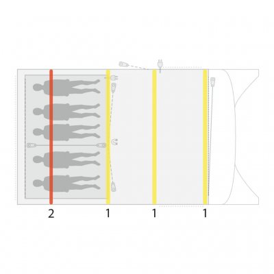 Reservdelar luftkanaler Outwell Avondale 5PA.