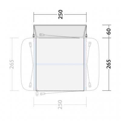 Outwell Crossville 250SA Høy Tilkobling - Fynd