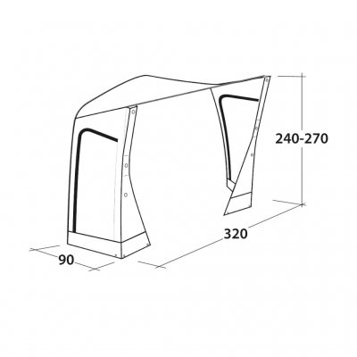Outwell Parkville 200SA Tall Connection - Fynd