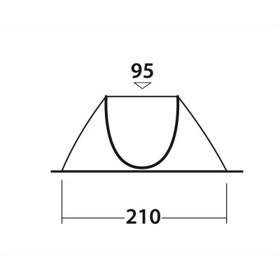Skiss höjd Easy Camp Fireball 200