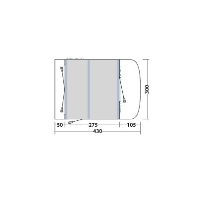 Planlösning Easy Camp Guard Air Biltält