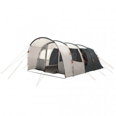Familjetältsfavoriten Easy Camp Palmdale 600. Ett stort familjetält med tre rum och plats för sex personer.