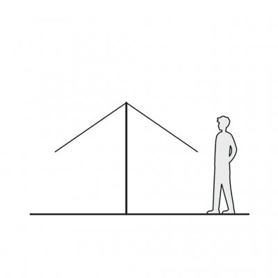 Høydetegning for Easy Camp Norddal Tarp 3 x 3 m