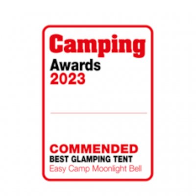 Easy Camp Vaulen Tipi – prisbelönt på Camping Award 2023! Utnämnd till 'Commended Best Glamping Tent' för sin rymliga design, sm