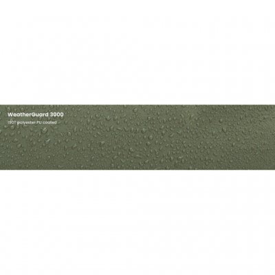 WeatherGuard 3000, 190T polyester PU-belagt, PFC-fri vannavstøtende, flammehemmende