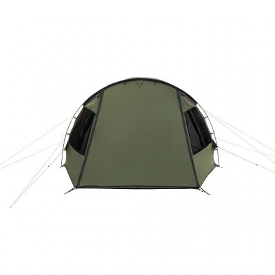 Easy Camp Kinn 5 Telt med lukket dør og doble vinduer i hver retning.