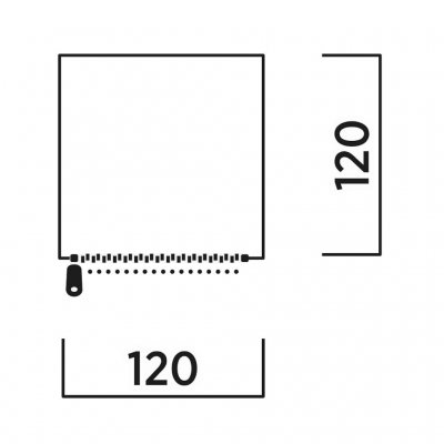 Planløsning for Easy Camp Vik Toaletttelt