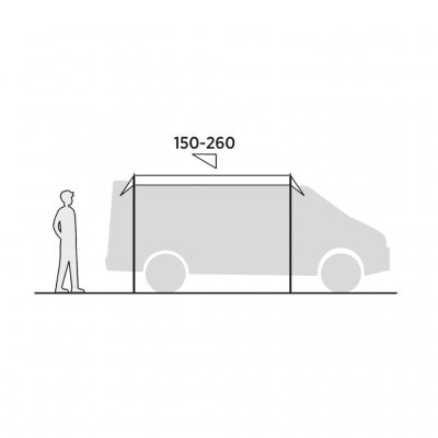 Tilkoblingsskisse Easy Camp Voss bilmarkise