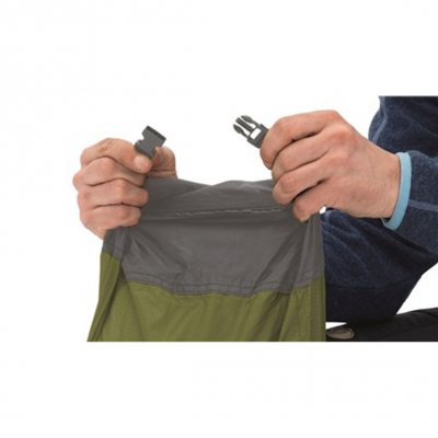 Kompressionssäck ger Robens Lodge 3 en minimal packstorlek.