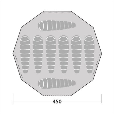Planlösning för Robens Field Base 800