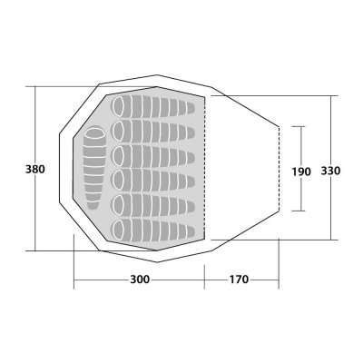 Layout för Robens Fairbanks Grande.