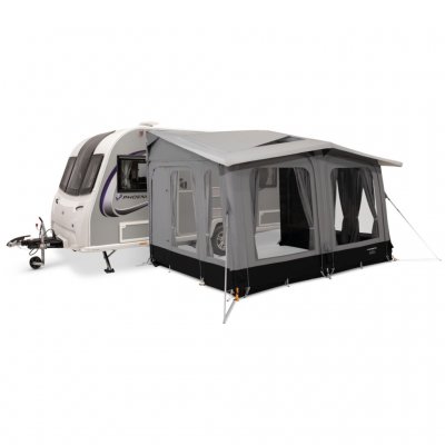 Dometic Club Air Tour 260 S fortelt med luftkanaler.