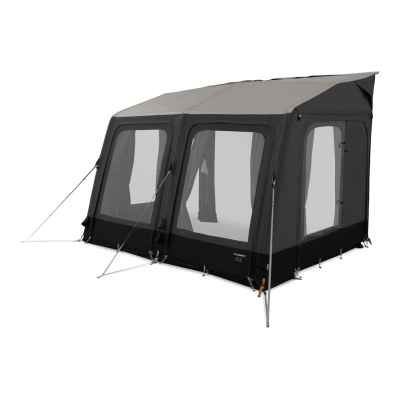 Dometic Rally Air Stay 330 S fortelt med luftkanaler.