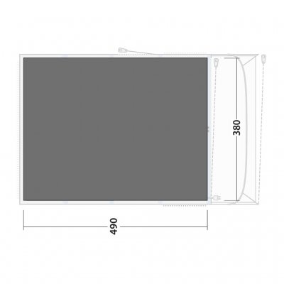 Footprint/golvskydd till ditt Outwell Florida/ Alabama 6 Air Familjetält