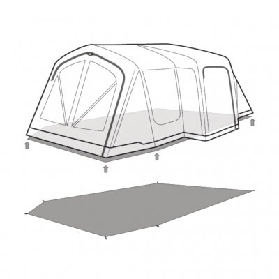 Fotavtrykk/gulvbeskyttelse for ditt Outwell Montana 6 Air familietelt