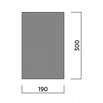 Teppet dekker hele stuen.