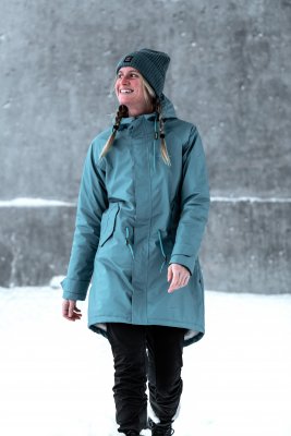 2117 Hemse Strikket Lue Mørk Mint