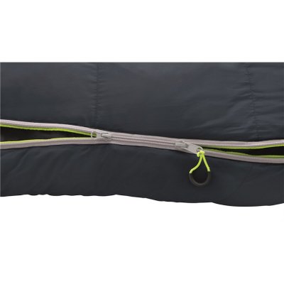 2-vägsdragkedja gör att sovsäckens dragkedjor kan öppnas nedifrån för att ventilera.