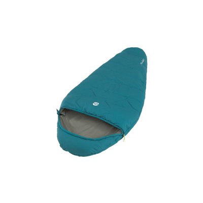 Outwell Pine Prime är en extra bred packvänlig och varm 2-lagers campingsovsäck.