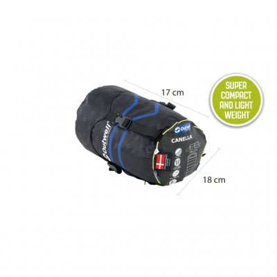 Kompressionssäck ger en enkel packning.