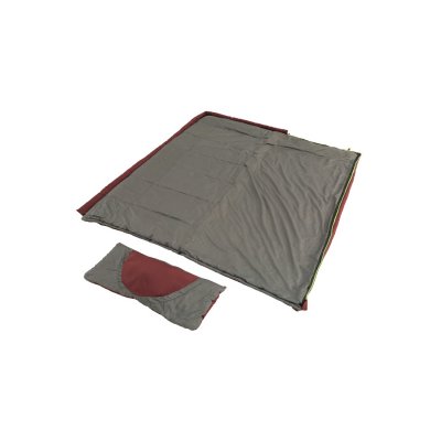 Sovsäcken går öppna helt för att använda som täcke.