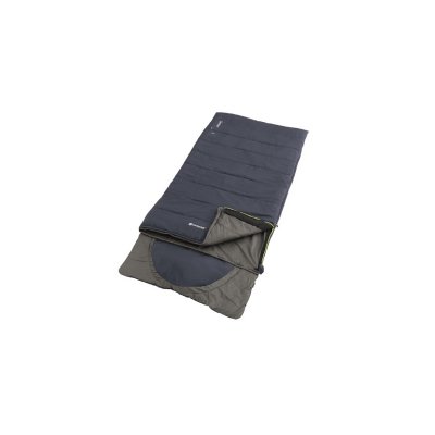 Outwell Contour Lux Deep Blue med dragkedjan på höger sida.