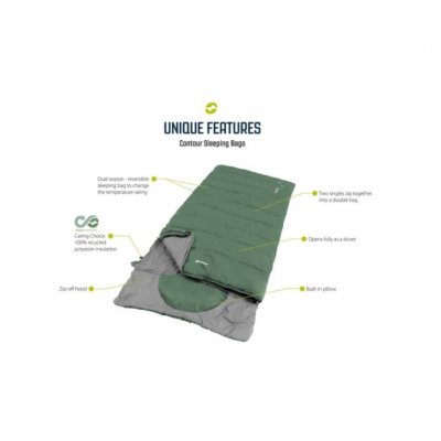 Outwell Contour Lux XL Grønn Campingpose - Fynd