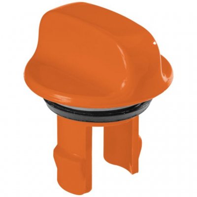 Åpningsvred for avfallstanken på Thetfords kassettetoalett.