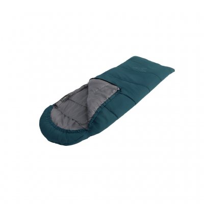 Overlapping langs soveposens glidelås for å minimere varmetap