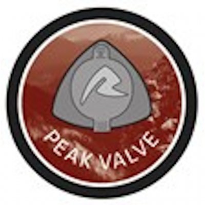 Kraftig ventil med backventil.